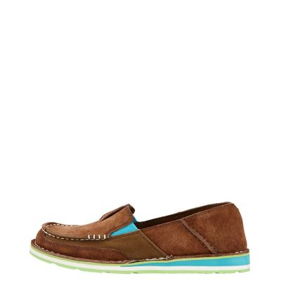 Ariat Cruiser Kahverengi / Yeşil Loafer Ayakkabı Bayan (34974-735)